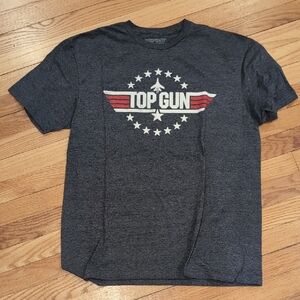 Target Men's Dark Gray Top Gun Tee